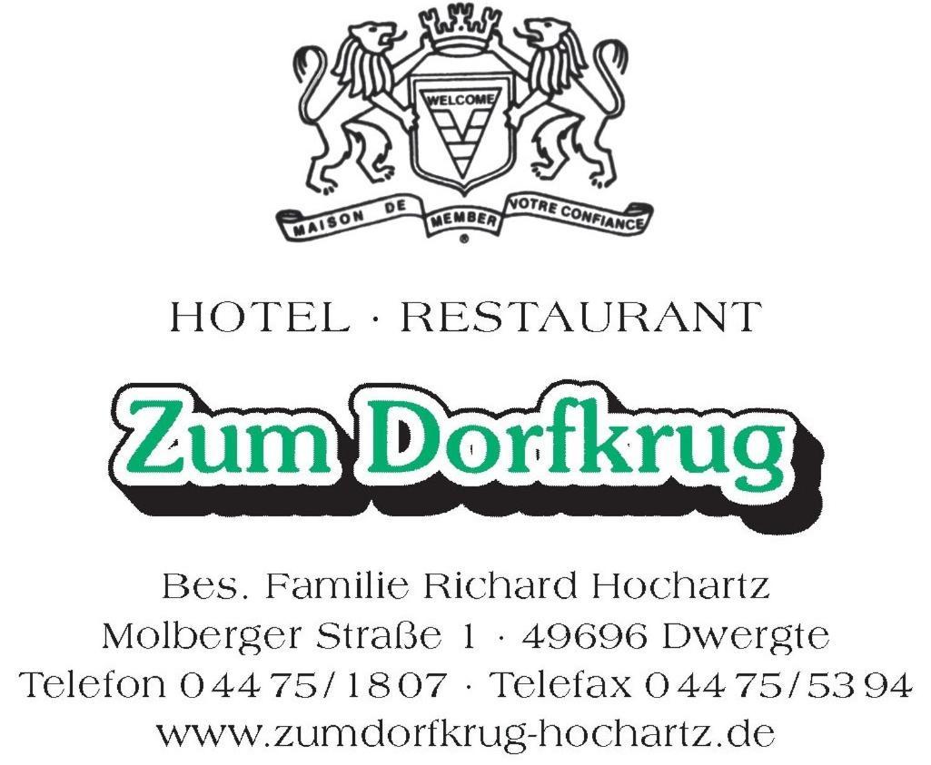 Gasthof Zum Dorfkrug Molbergen المظهر الخارجي الصورة